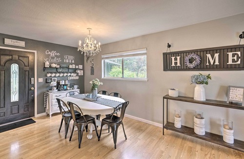 Pine Grove House | Forest-View Deck + Fire Pits: Pine Grove Retreat!