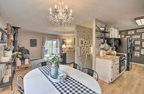 Pine Grove House | Forest-View Deck + Fire Pits: Pine Grove Retreat!