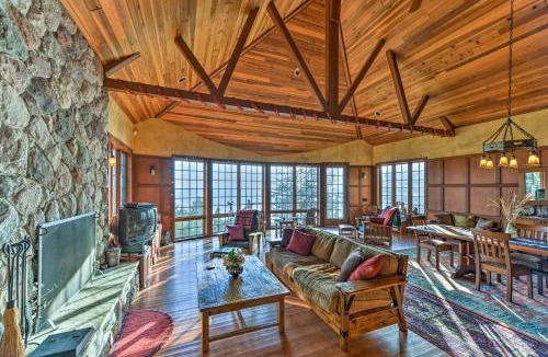 Port Orford House | Forested Gold Beach House with Panoramic Ocean Views