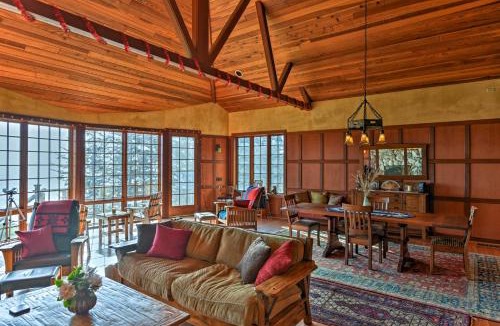 Port Orford House | Forested Gold Beach House with Panoramic Ocean Views