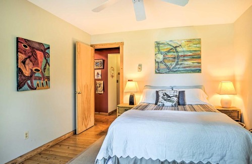Pentwater House | Forested Pentwater Vacation Rental - Walk to Beach