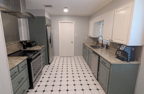 Monroe House | Forget your worries in this spacious and serene space.