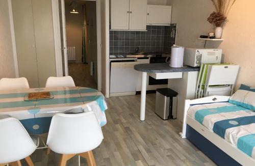Fort-Mahon-Plage Apartment | Fort-Mahon-Plage: Studio balcon, équipements complets, parking privé - FR-1-482-12