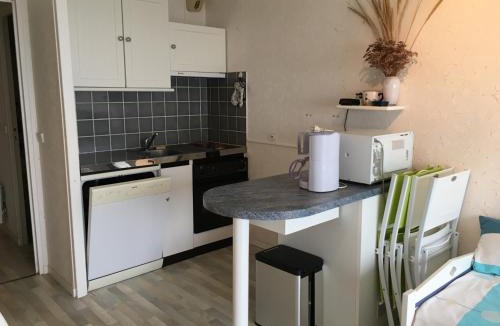 Fort-Mahon-Plage Apartment | Fort-Mahon-Plage: Studio balcon, équipements complets, parking privé - FR-1-482-12