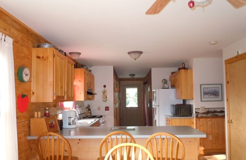 Westfield Cabin | Four Bedroom Log Cabin -Jay Peak - Views - Private - Fireplace -