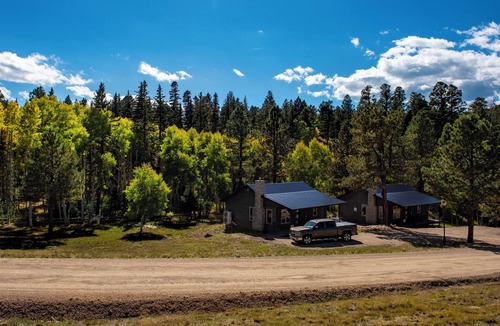 Angel Fire Cabin | Four Cabins near each other- King Beds, AC, Firepit, SMores, Sledding