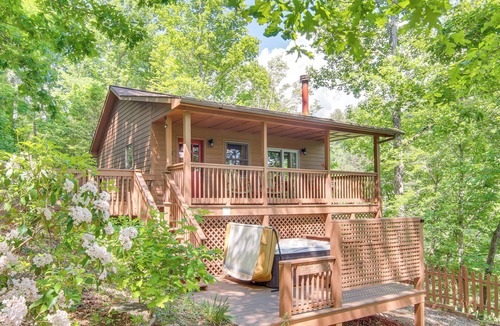 Whittier Cottage | 'fox Den' w/Hot Tub! 22 Mi to Cataloochee Skiing