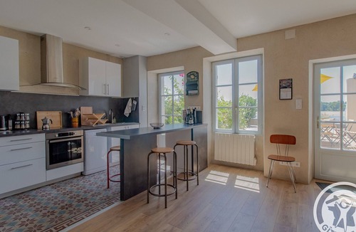 Ingrandes Cottage | Authentic 3-Level House with Terrace and Loire View