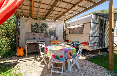 Saint-Sebastien-d'Aigrefeuille House | Caravan for 2 People Near Anduze