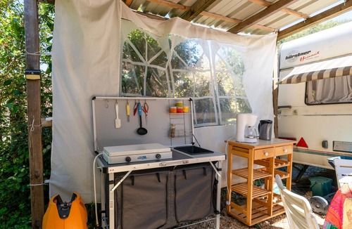 Saint-Sebastien-d'Aigrefeuille House | Caravan for 2 People Near Anduze