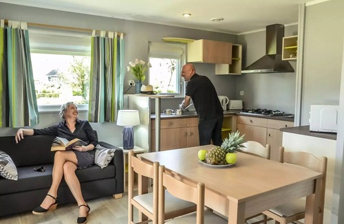 Villedieu-les-Poeles House | Campsite Les Chevaliers de Malte * - Mobile home 3 bedrooms Loggia 6 people