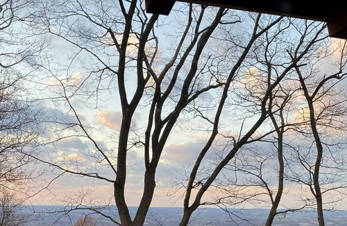 Connellsville House | Frank Lloyd Wright inspired property with sweeping views