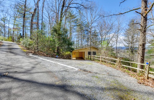 Franklin Cottage | Franklin Cabin: Deck With Smoky Mountain Views!