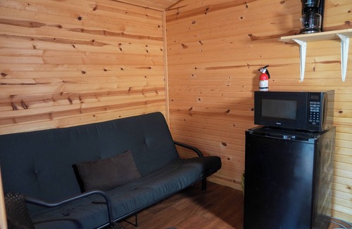 Sunrise Beach Cabin | Franky and Louies Pink Cabin 1
