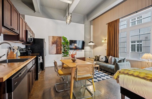 Brewerytown Apartment | Free Parking, Gym, Rooftop, Game Room | Vive Loft