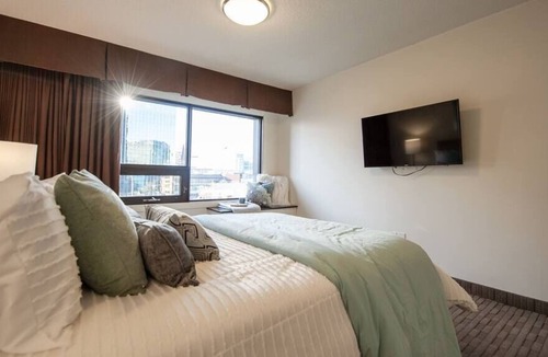 Downtown Winnipeg Apartment | Free Parking & Wi-Fi! One Bedroom Luxury Suite