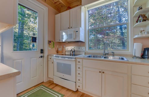 Hot Springs Cottage | French Broad River Access: Whimsical Gem w/Deck