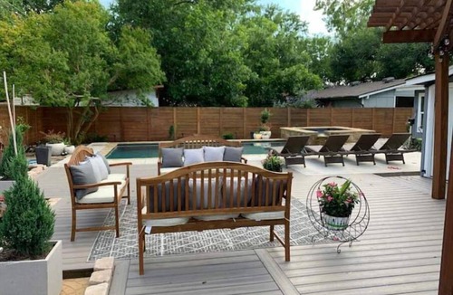 Galindo House | Fresh South Central Home: Heated Pool & Patio