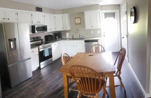 Burdett Apartment | Freshly updated apartment with ample outdoor space