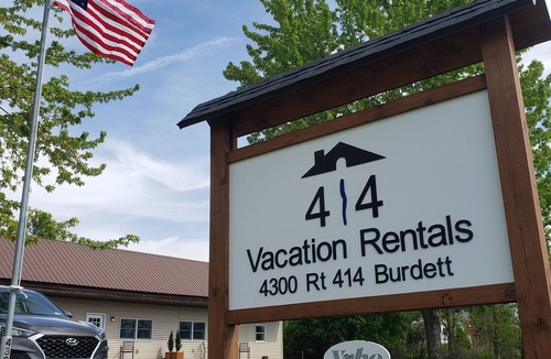 Burdett Apartment | Freshly updated apartment with ample outdoor space