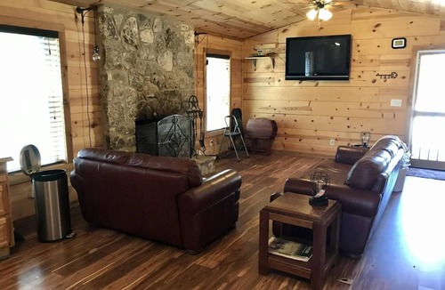 Leakey Cabin | Frio River Cabin West LLC , instant booking available for FAMILY guests ONLY