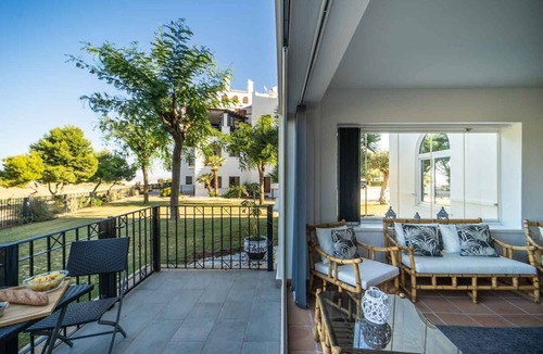 Caserio Los Tarquinos Apartment | Front line Golf Course. 2 bedroom/bathroom apartment, private Jacuzzi area,