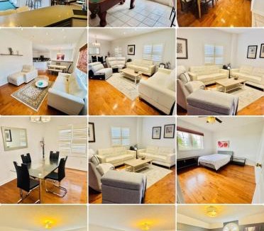 Churchill Meadows House | Full house 6 bedrms, 7 beds, 3 bath Airport