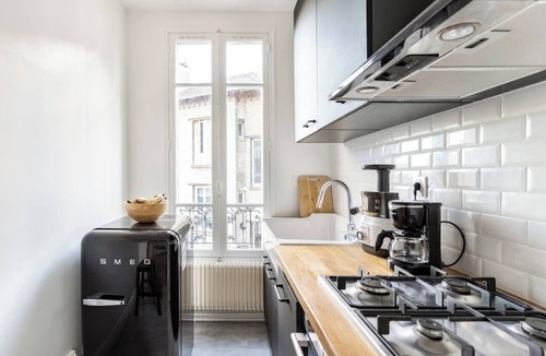 Chatillon Apartment | Fully-equipped 2-room apartment, refurbished, industrial style