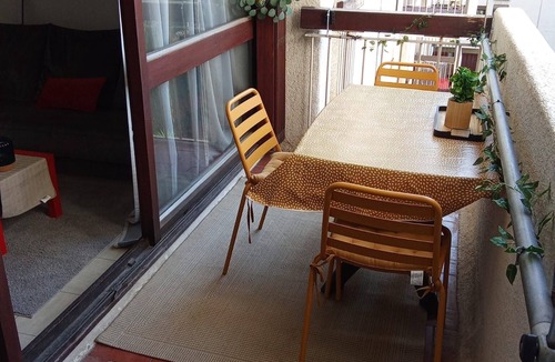 Les Platanes Apartment | Fully equipped F1 with balcony, quiet residence with swimming pool - Perpignan
