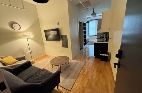 Downtown Hartford Apartment | Fully Furnished Private Studio Loft Free Utilities Elevator