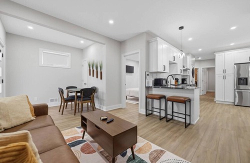 Detroit Apartment | Fully Renovated Sleeps 10 | Game Room | 2 Kitchens