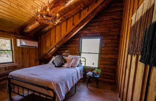 Sparta Township Cabin | Fun in the sky. Log cabin facing beautiful golf course.