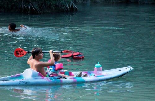 Seguin House | Fun Texas Glamping Adventure for Everyone: Unique Tented Cabin on the Geronimo Creek in Seguin