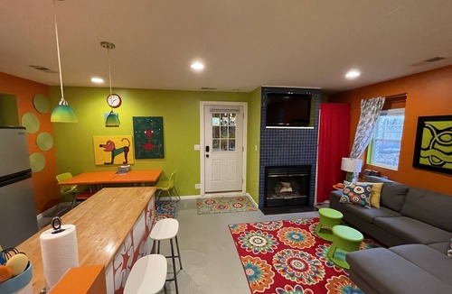 Miller Beach Cottage | Fun w/Loft! Beach ~Nature Trails ~Grill~ Firepit ~Indiana Dunes National Park