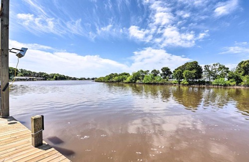 Cedar Lane House | Furnished Deck & Dock: Renovated Sargent Cabin!