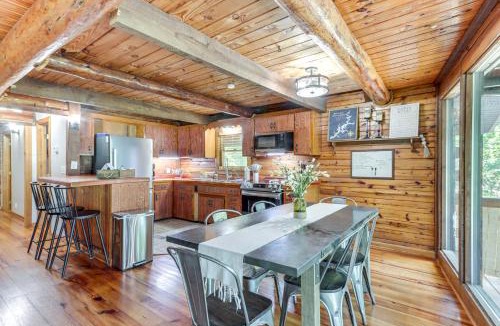 Fairland House | Furnished Deck + Lake Access: Fairland Log Cabin
