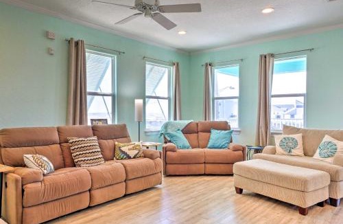 Surfside Beach House | Furnished Deck + Ocean Views: Surfside Beach Home