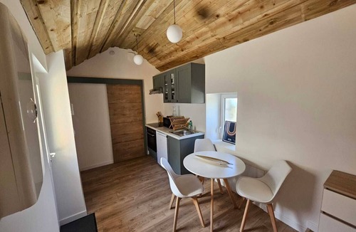 Beaumont-en-Veron Apartment | Furnished studio with all comforts