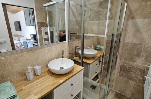 Beaumont-en-Veron Apartment | Furnished studio with all comforts