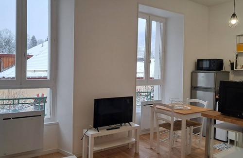 Allevard Apartment | Furnished Studio Opposite the Thermal Baths with Wi-Fi