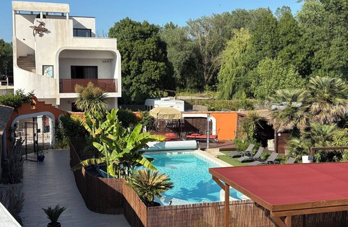 Laverune Apartment | Gîte 4 pers 50m2 (swimming pool/Jacuzzi sauna) 10 mn from Montpellier