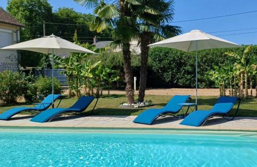 La Fleche House | Gîte chaleureux pour 4 pers avec piscine chauffée et bien-être - FR-1-410-483