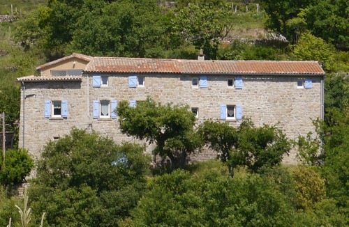 Les Assions House | Gîte clim garage, Les Vans Ardèche, large panoramic terrace, gorges Ardèche