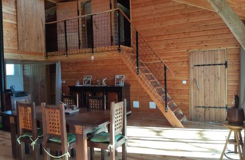 Pons House | Gîte esprit cabane spacieux avec accès SPA privatif et piscine de 2 à 10 voyageurs