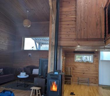 Pons House | Gîte esprit cabane spacieux avec accès SPA privatif et piscine de 2 à 10 voyageurs