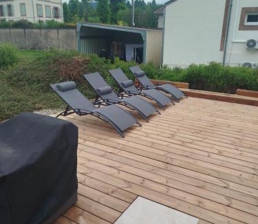 Celles-sur-Plaine House | Gîte "fils et cotons" Piscine Intérieure chauffée à l'année et sauna