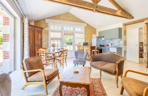 Sainte-Cecile Cottage | Gîte 'La Longère Near Puy du Fou' with Private Terrace, Shared Garden & Wi-Fi