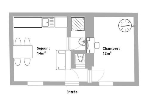 Claix Apartment | Gîte la Planta de Cossey 2