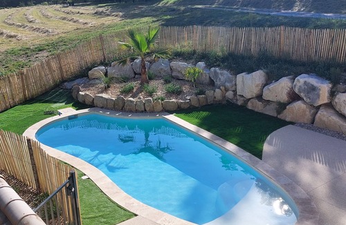 Dieulefit House | Gîte Les Peyrières with swimming pool/pétanque/ping-pong, ideal for families/friends
