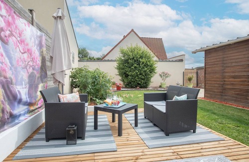 Beaumont-en-Beine House | Gîte Marotte - Climatisé avec Jardin